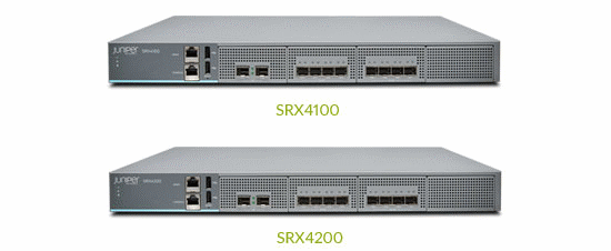 SRX4100およびSRSRX4200の正面上イメージ