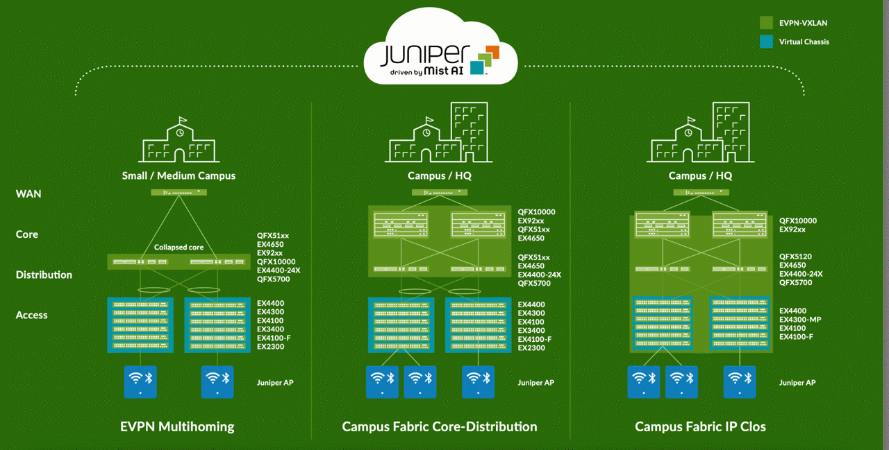 Figure 4: Campus Topologies