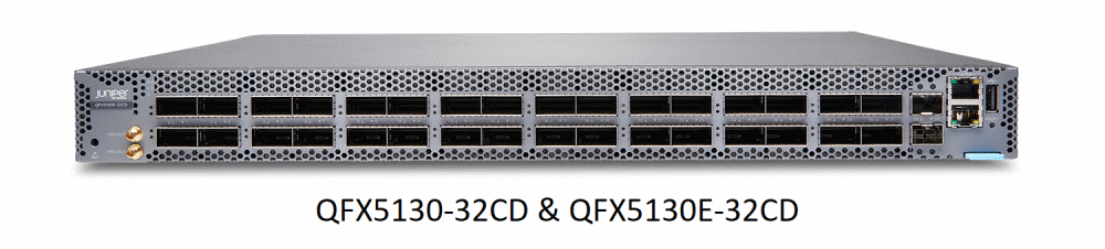 QFX5130-32CD and QFX5130E-32CD Product Image