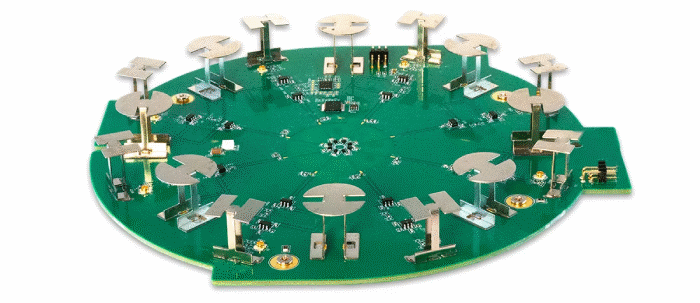 Figure 7: Juniper’s patented 16-element virtual BLE antenna array