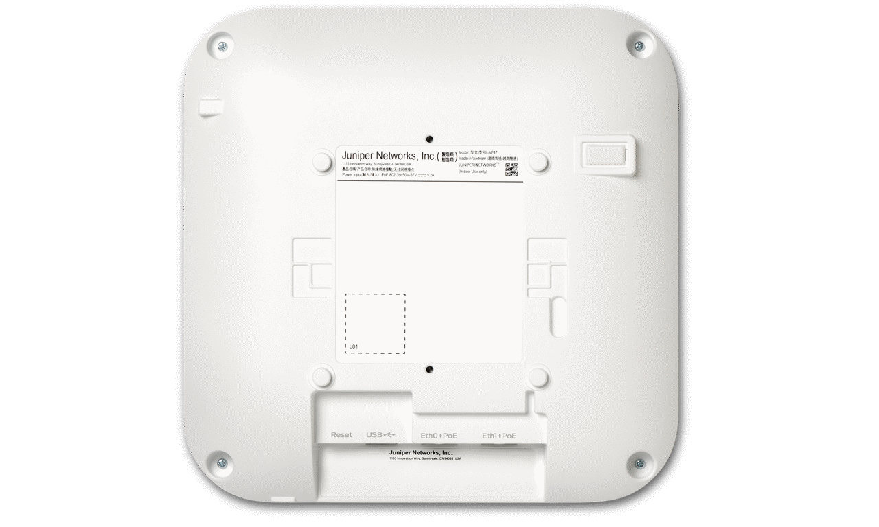 Bottom view of AP36 and AP37