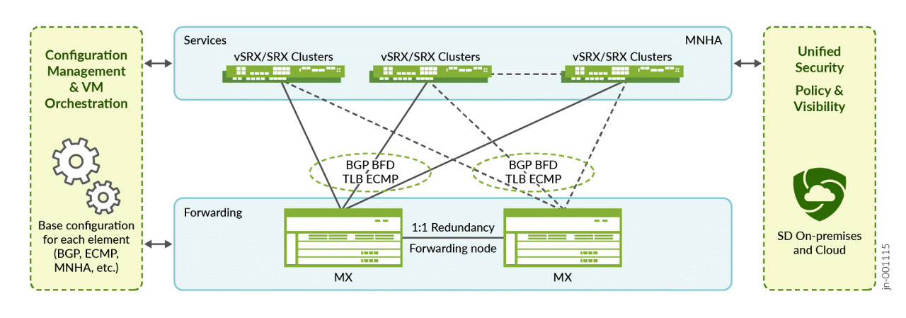 Juniper scale-out general architecture