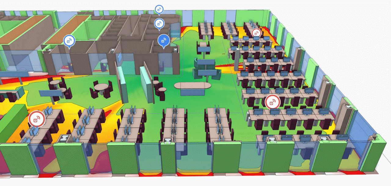 Site survey validation and network refresh