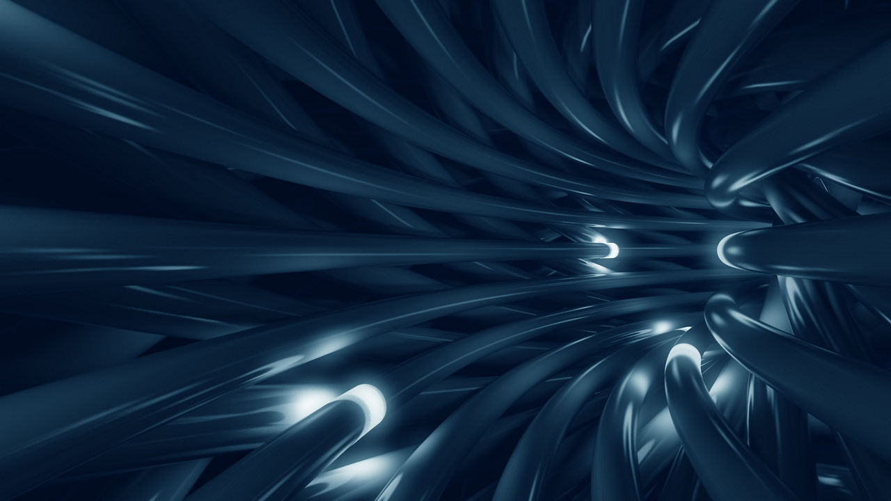 Imagine of illuminated cables