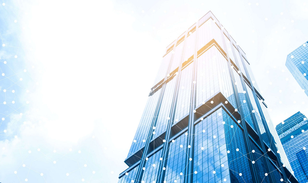 High rise building with sky view image