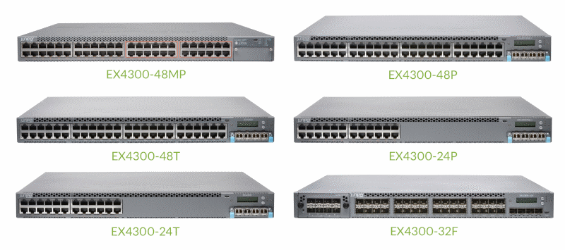Juniper Networks EX4300-32F ex430032f Ex4300 32port 1000basex Sfp  4x10gbasex Sfp+ 2x40gbasex Qsfp+ for $9,230.91.