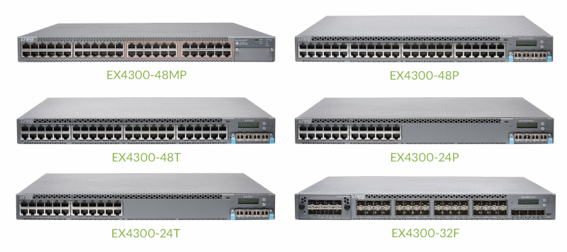 Juniper Networks EX4300-48P 48-Port 10/100/1000Base-T PoE+ Eth Switch NEW