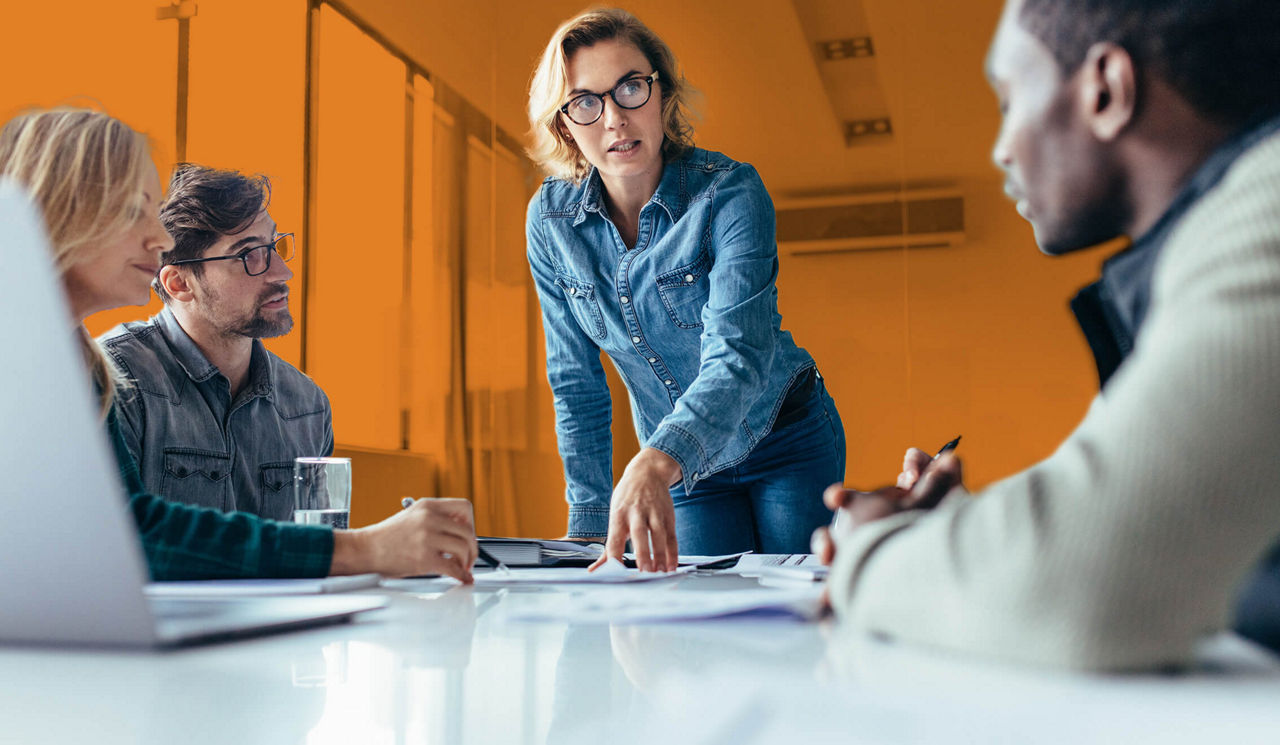 Group of people in a meeting