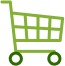 green shopping cart graphic