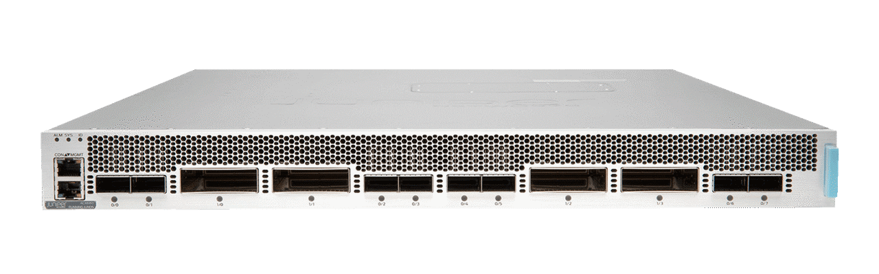 ACXシリーズ6160ルーターの上面ビューが提示された正面