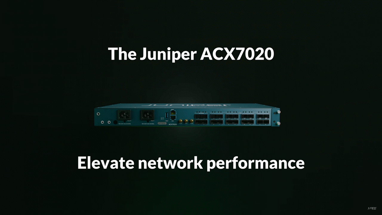 ACX7020 Cloud Metro Router