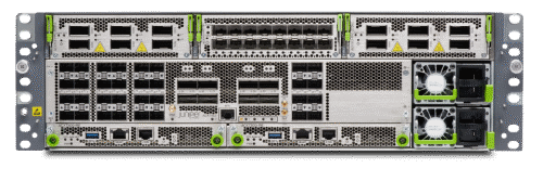 ACXシリーズ7332ルーターの上面ビューなしの正面