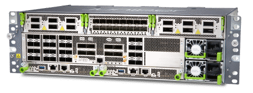 ACXシリーズ7332ルーターの左ビュー