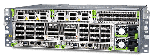 ACXシリーズ7348ルーターの左ビュー