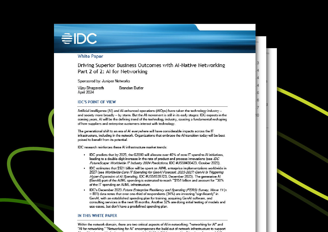 AI for Networking IDC White Paper