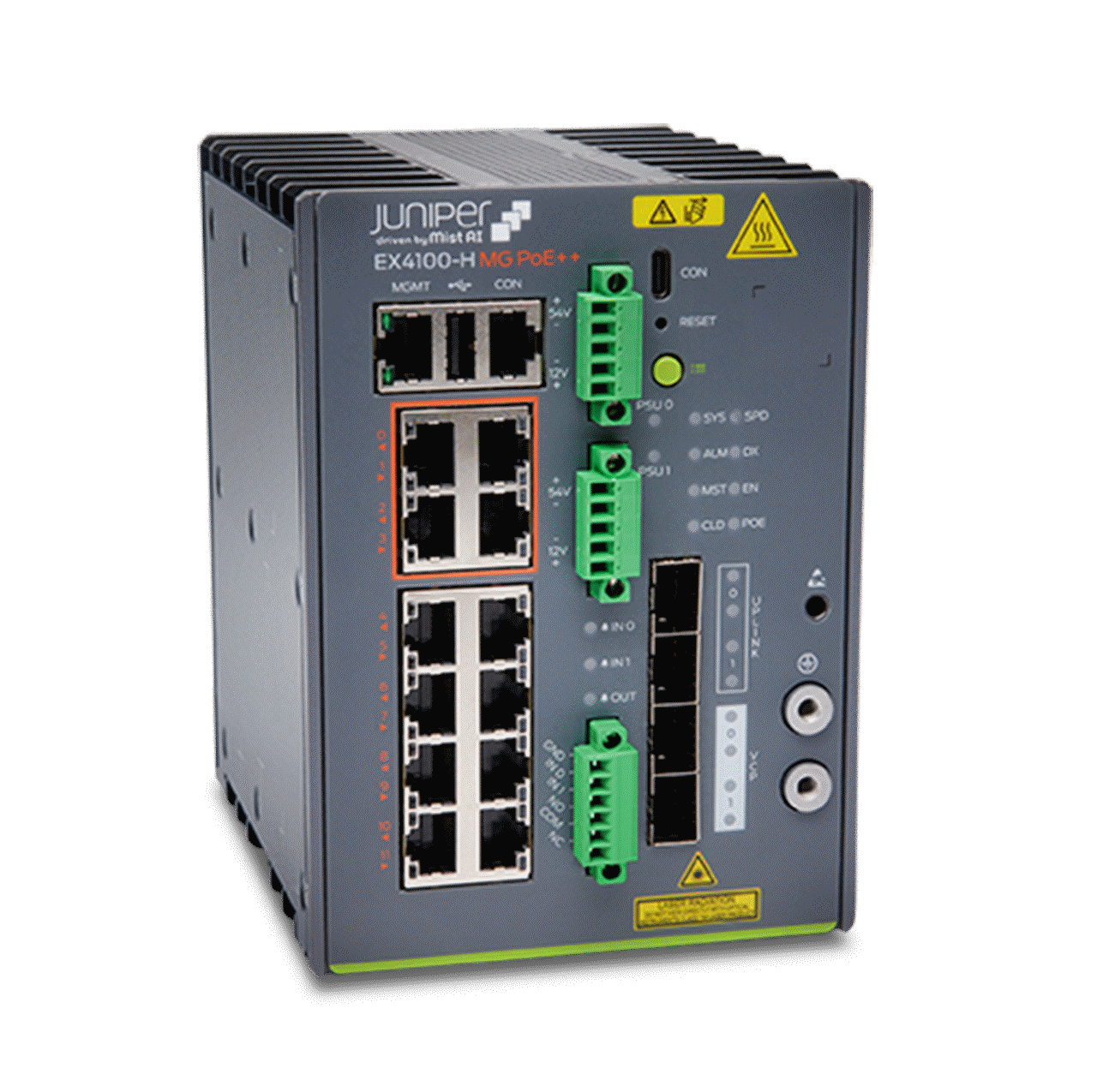 瞻博网络 EX4100-H-12MP 右视图