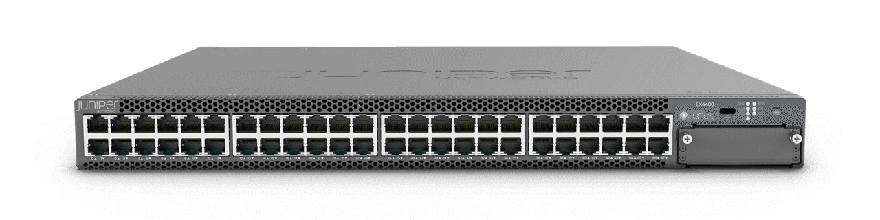 EX4400 ethernet switch front top view image
