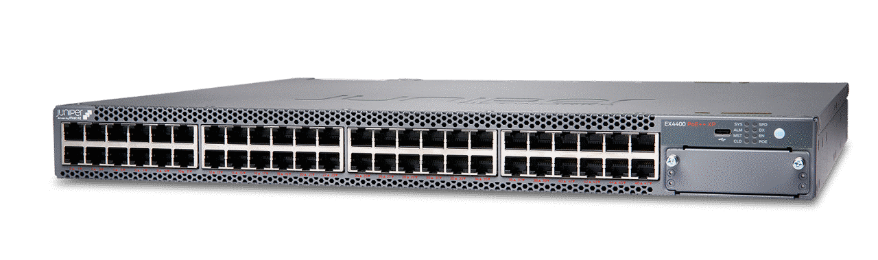 Juniper EX4400-48XP左ビュー画像