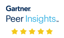 Gartner Peer Insights logo with five stars