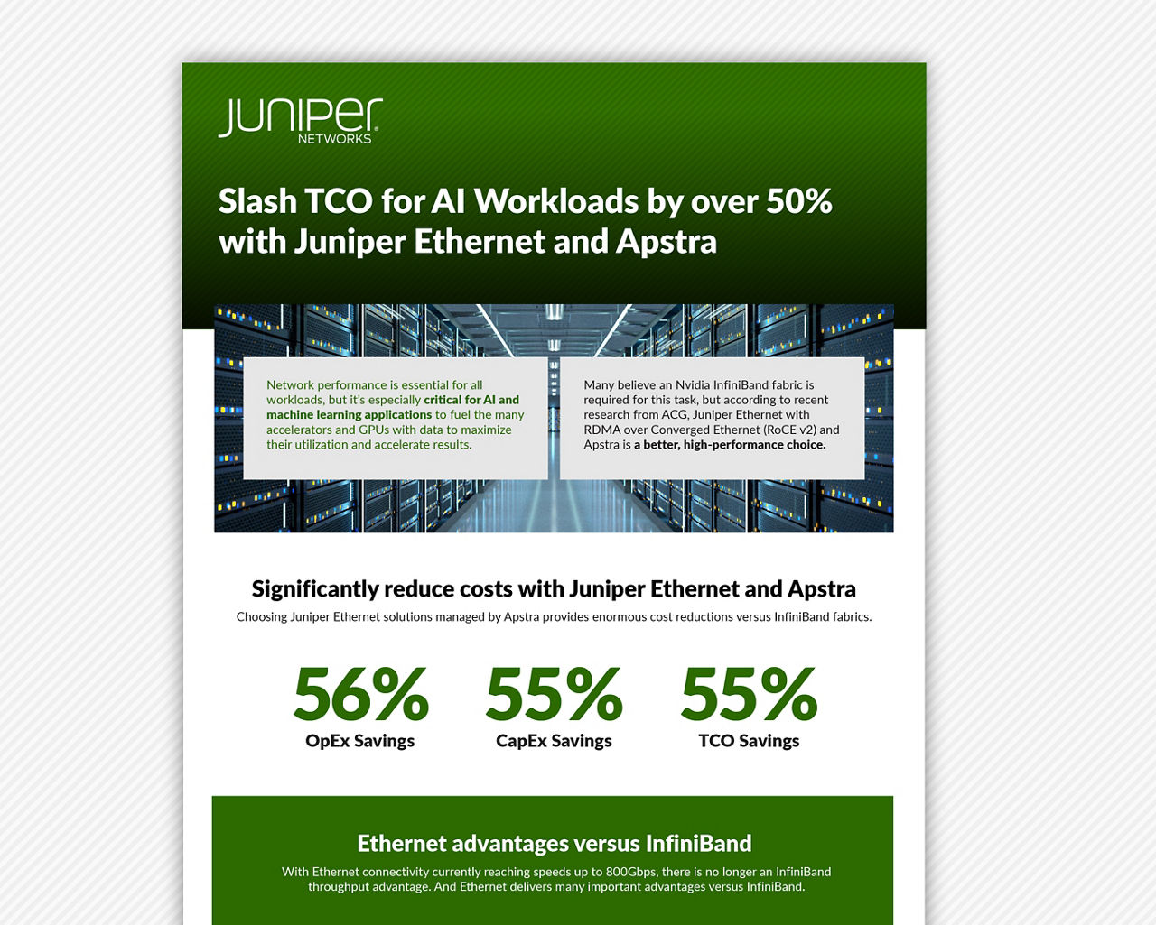 Juniper Ethernet and Apstra Infographic Thumbnail