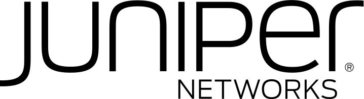 Juniper Networks logo in black font