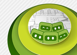 Marvis Minis with a floor plan in the background.