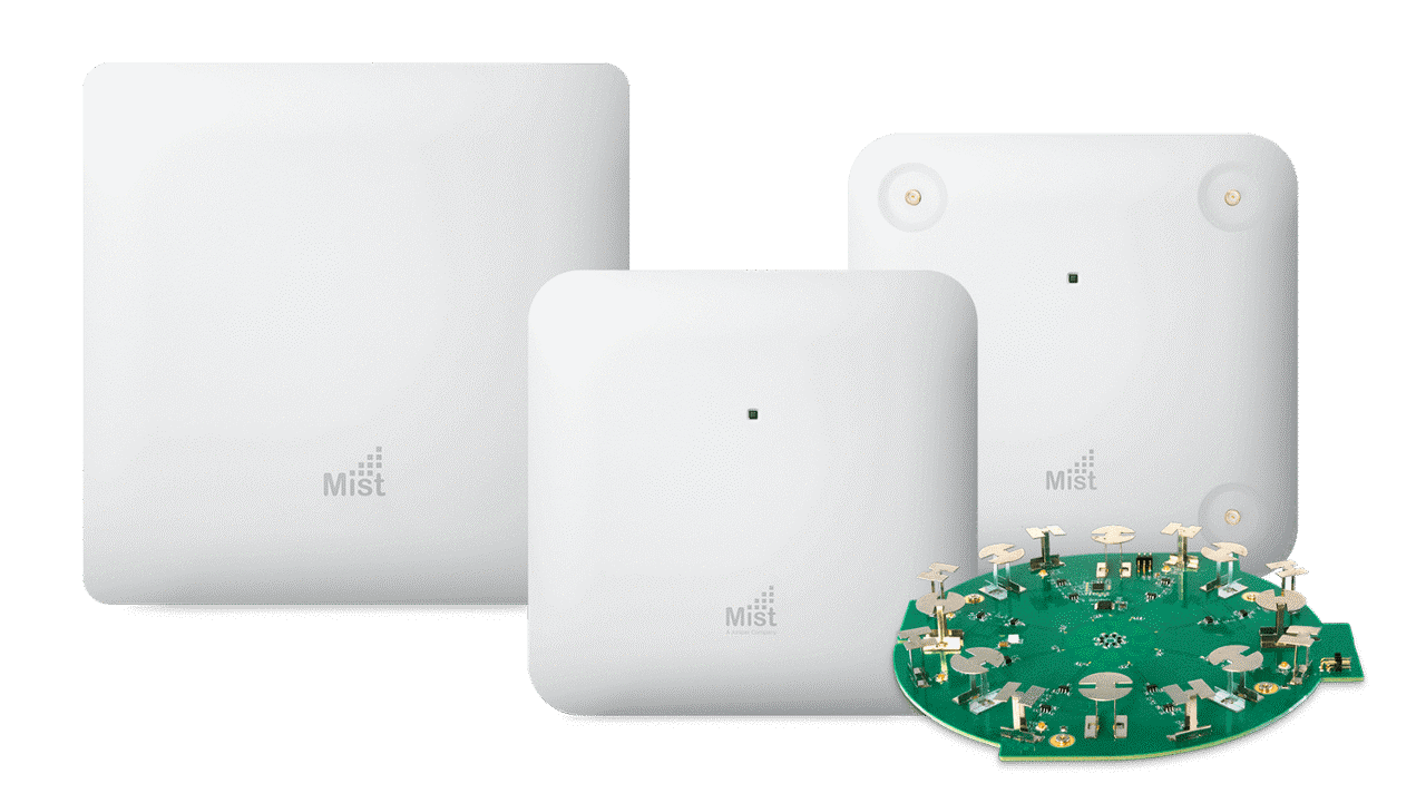 3箇所のMistアクセスポイントの画像