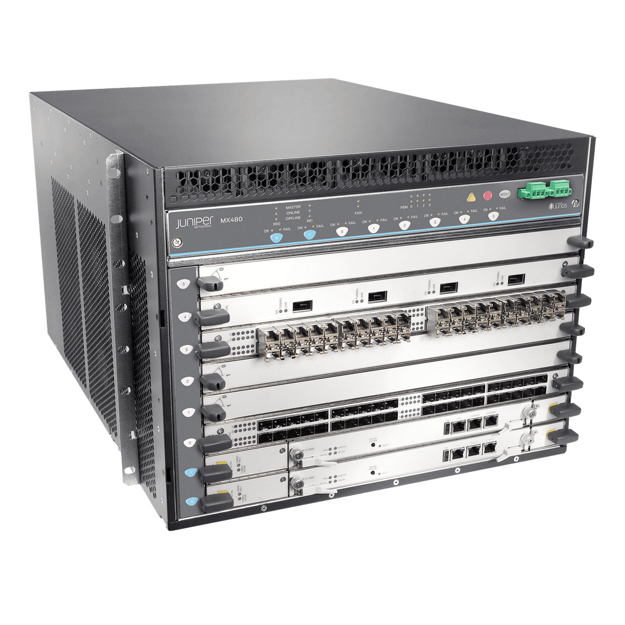 MX480ユニバーサルルーティングプラットフォーム | Juniper Networks JP