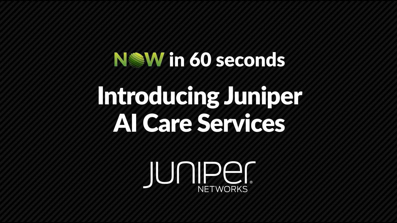 Infographic depicting the Juniper Ai-Driven Experience & support services.