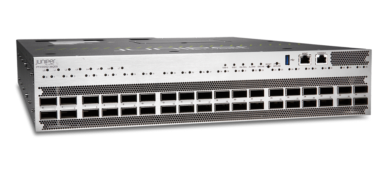 Right View of PTX10002-36QDD Router