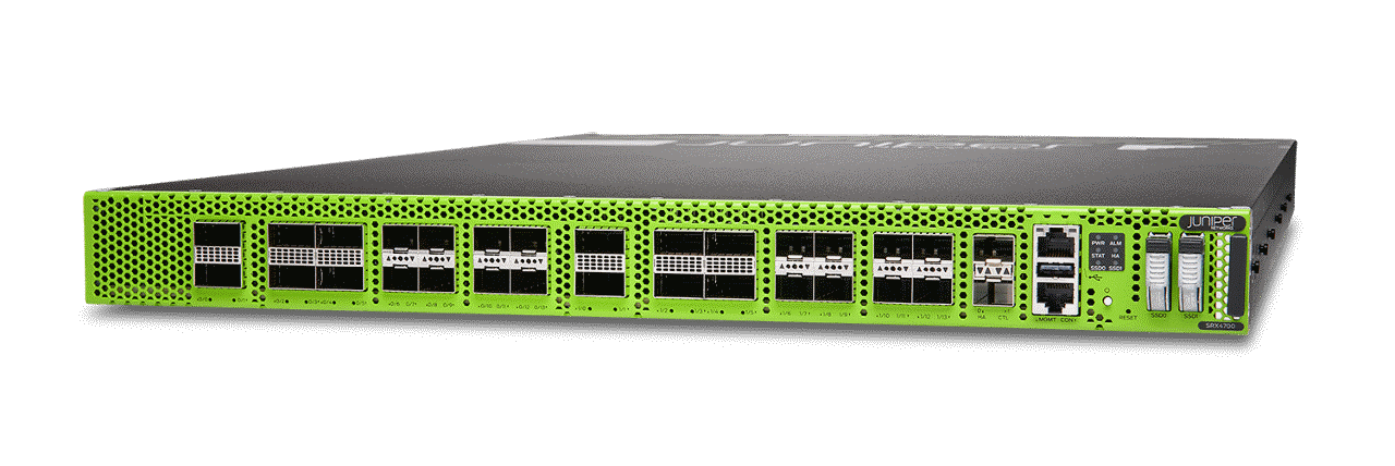 Juniper SRX4700ファイアウォールの左側面イメージ