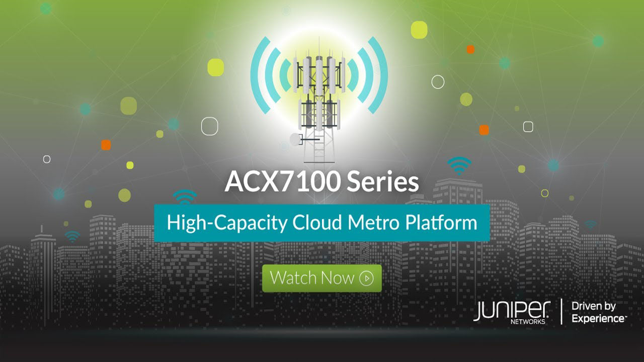 Video ACX7100 Cloud Metro Router Overview