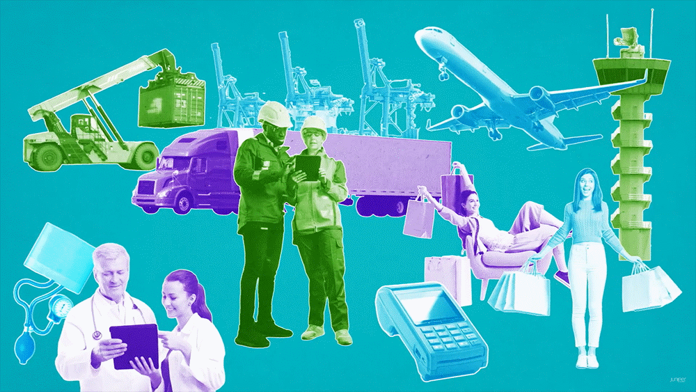 データセンターウェアハウスの白黒写真 